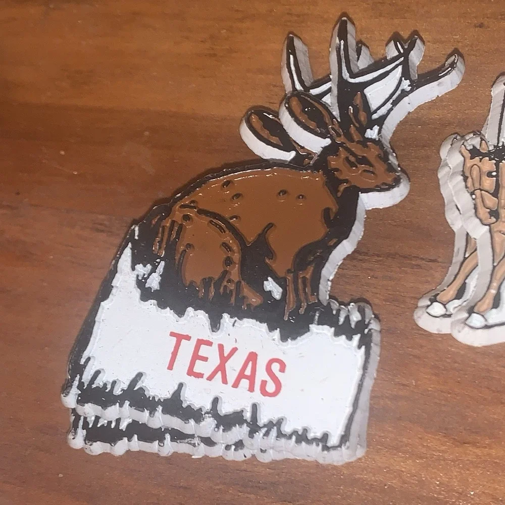 Lot Of 25 Texas & Patriotic Themed Refrigerator Magnets Ft Worth Rodeo Flag EUC